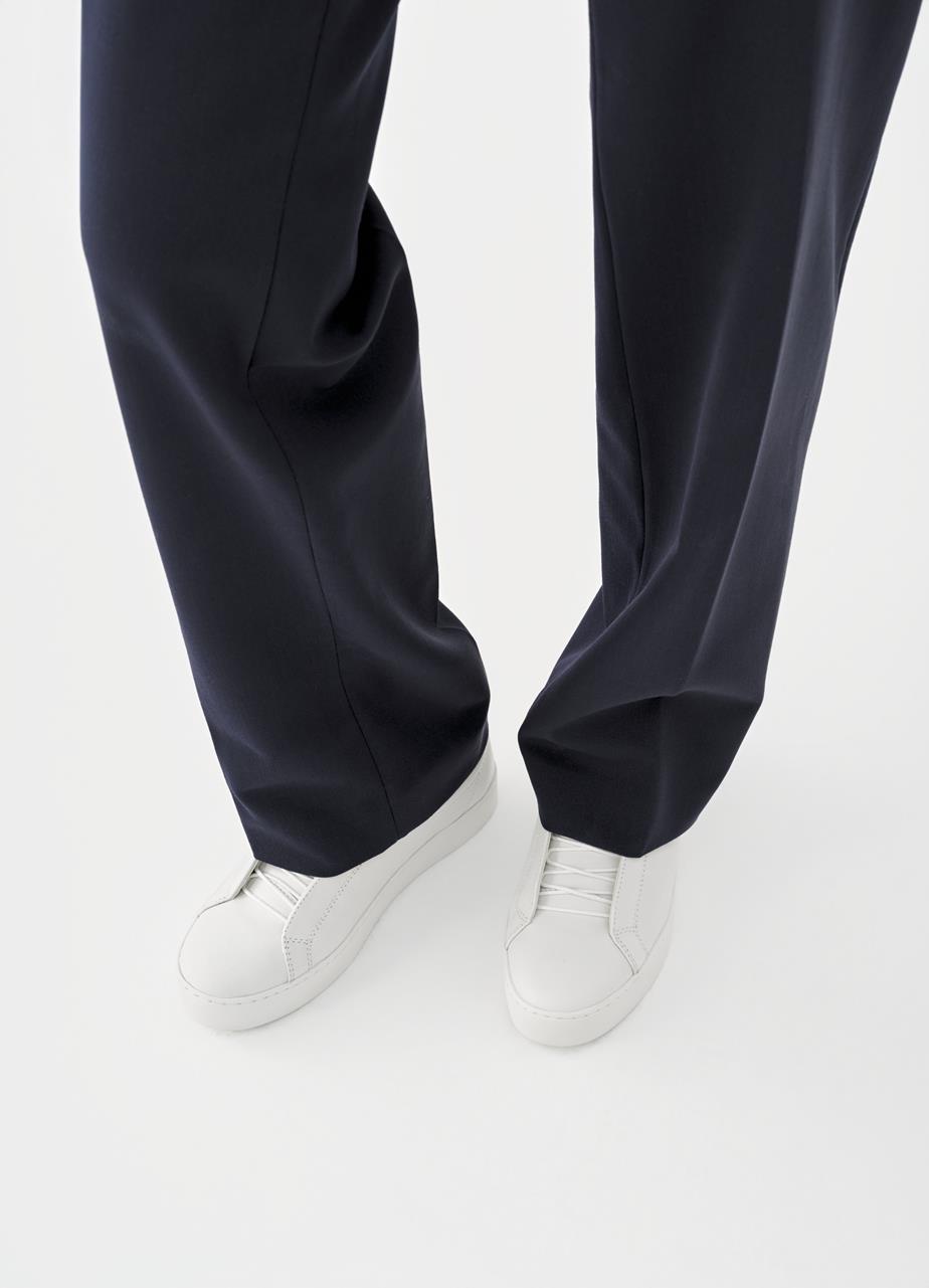 Zoe sapatilhas Branco couro