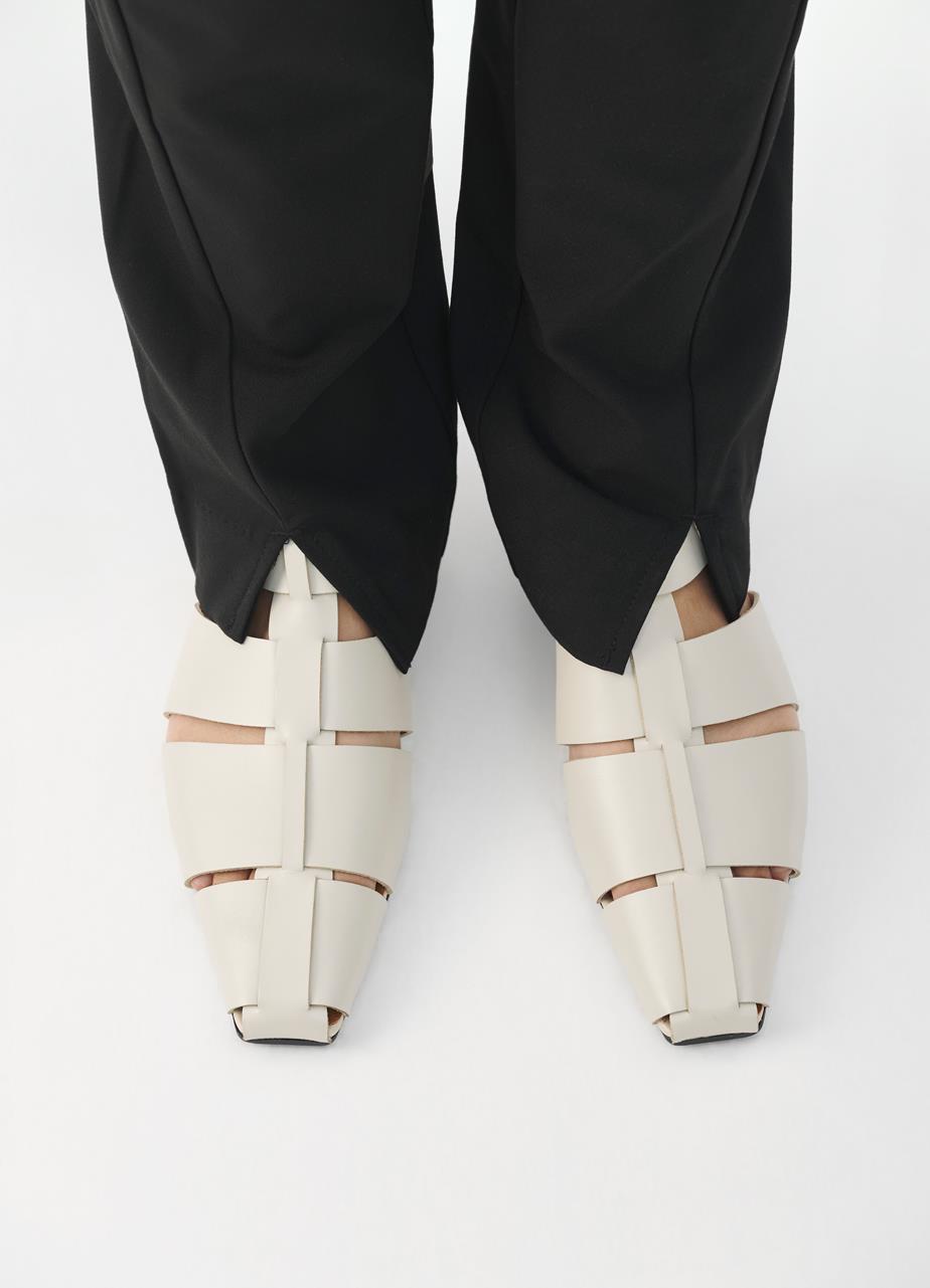 Wioletta sandals Off-White leather