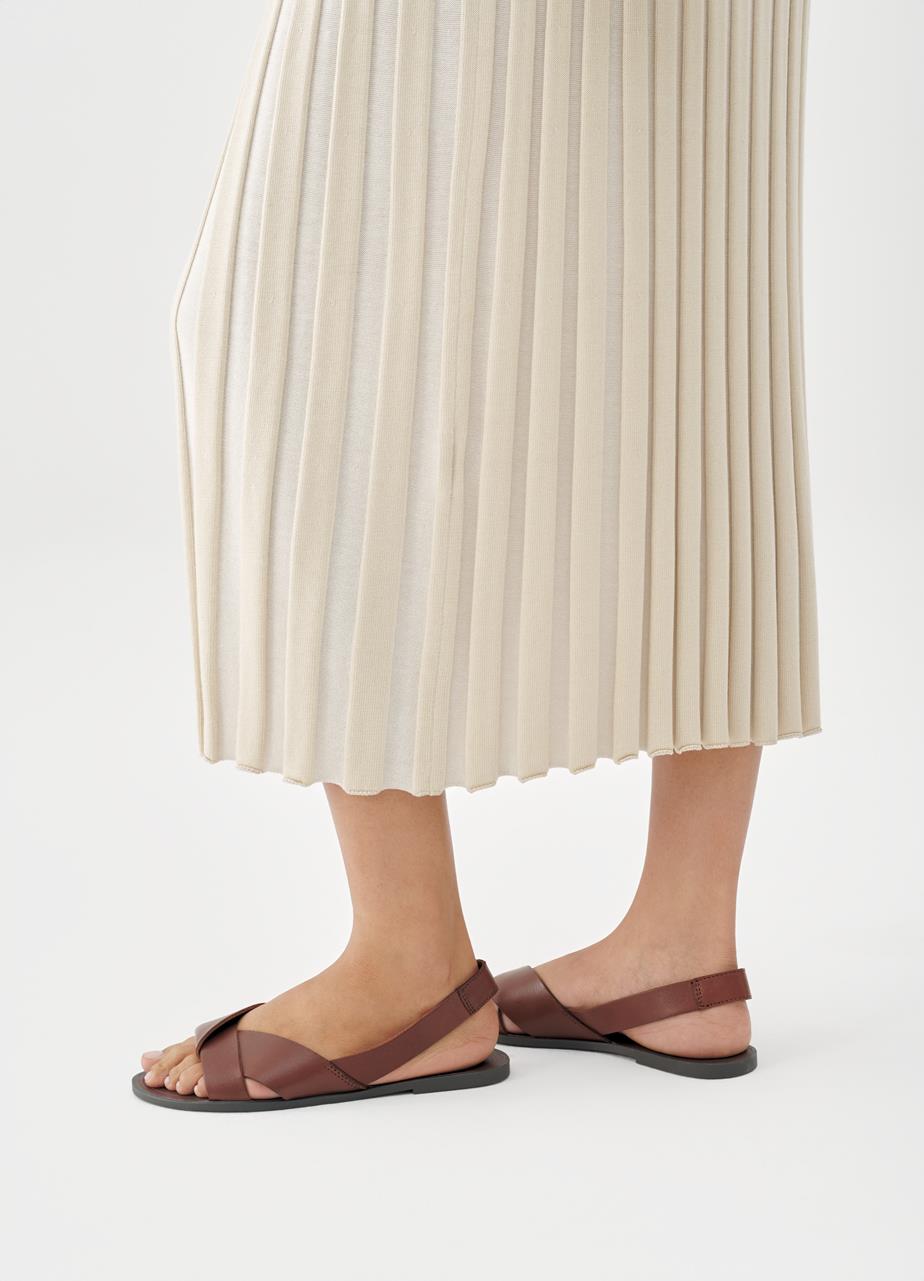 Tia 2.0 sandaler Brun skinn