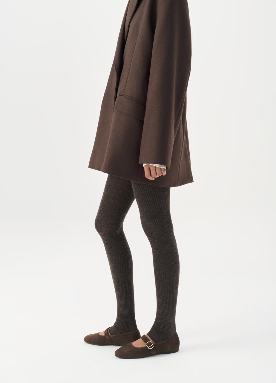 Jolin ballet flats Dark Brown suede