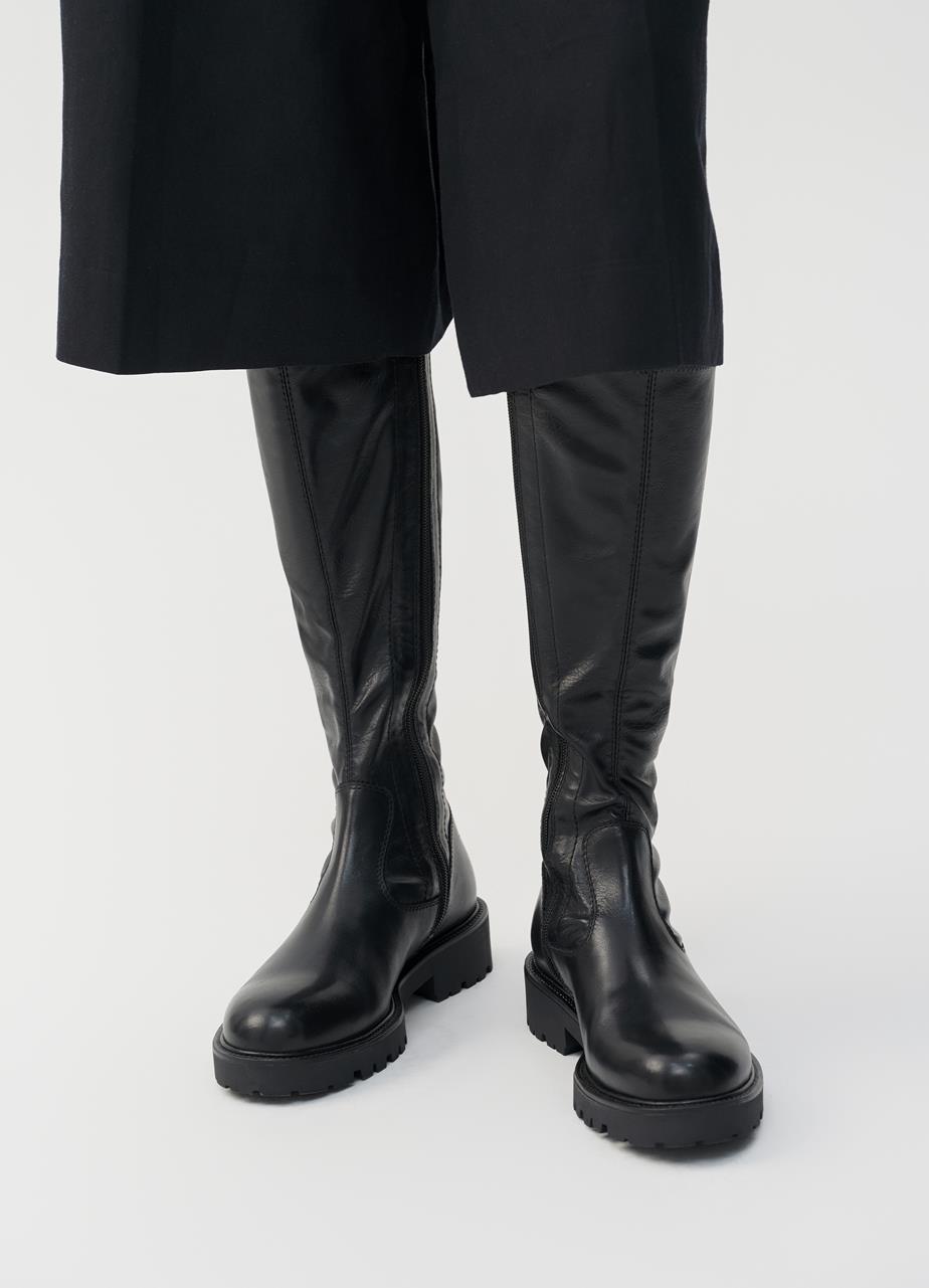 Kenova stövlar Svart, Skinn/Kombination