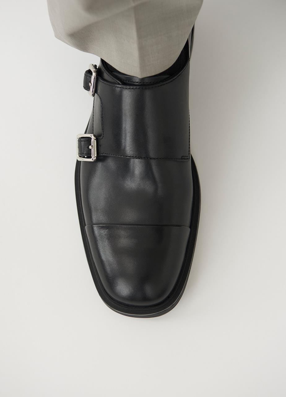 Andrew shoes Black leather