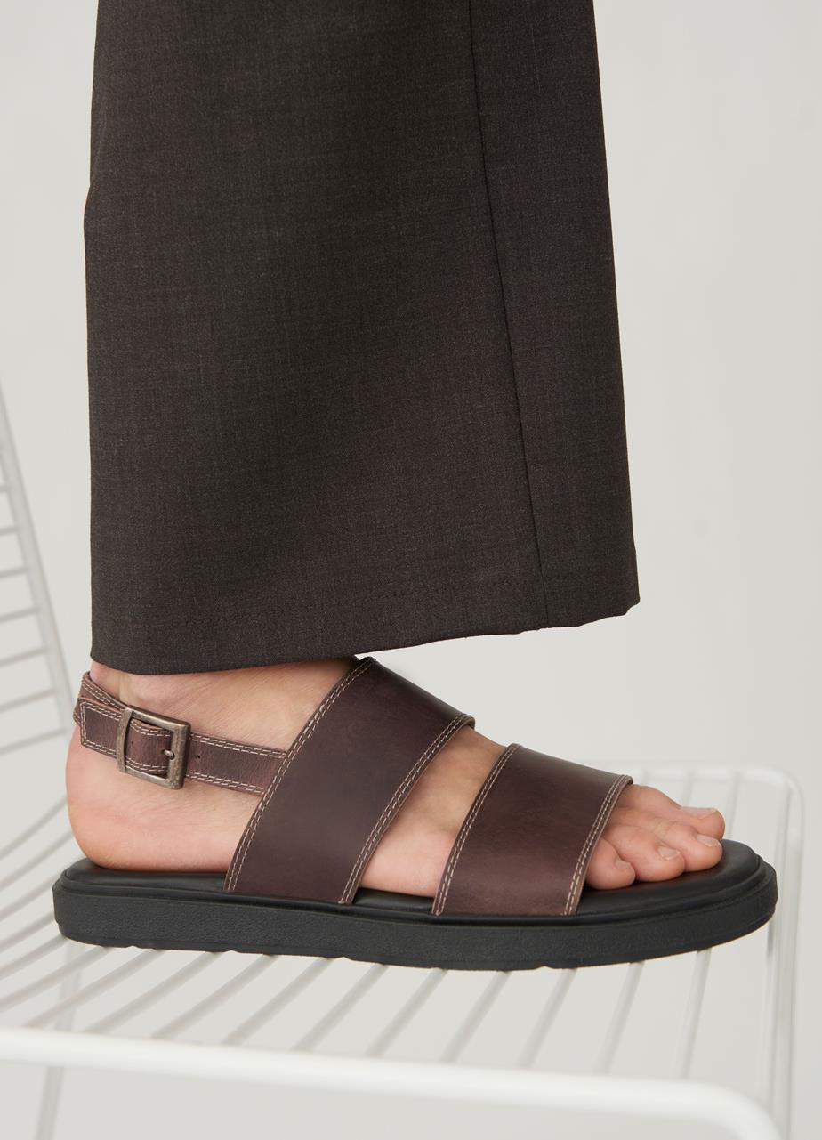 Mason sandalen Braun geöltes nubukleder