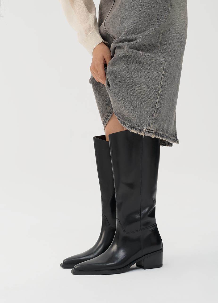 Kelsey tall boots Black leather