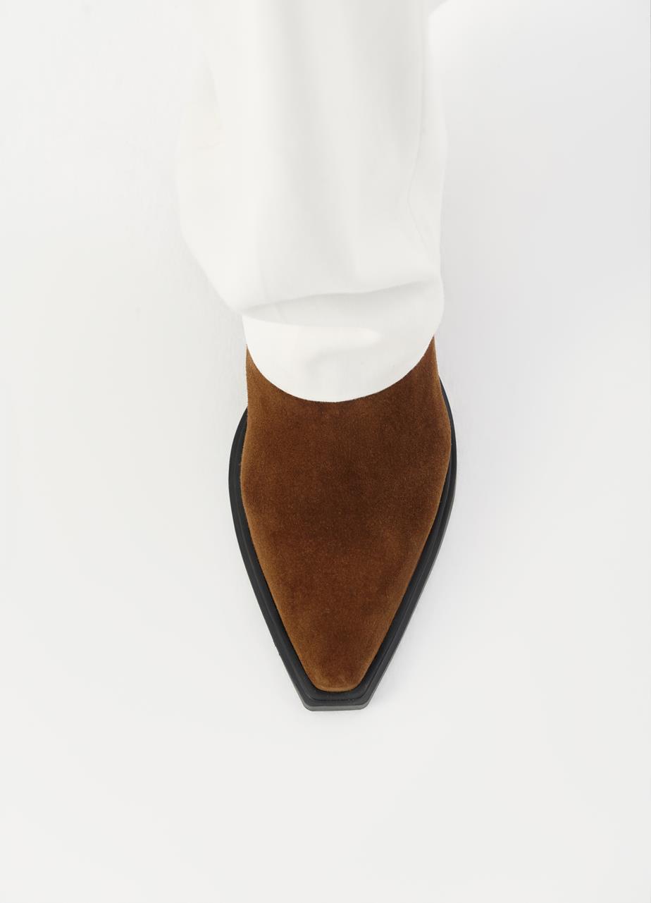 Kelsey stiefel Braun veloursleder