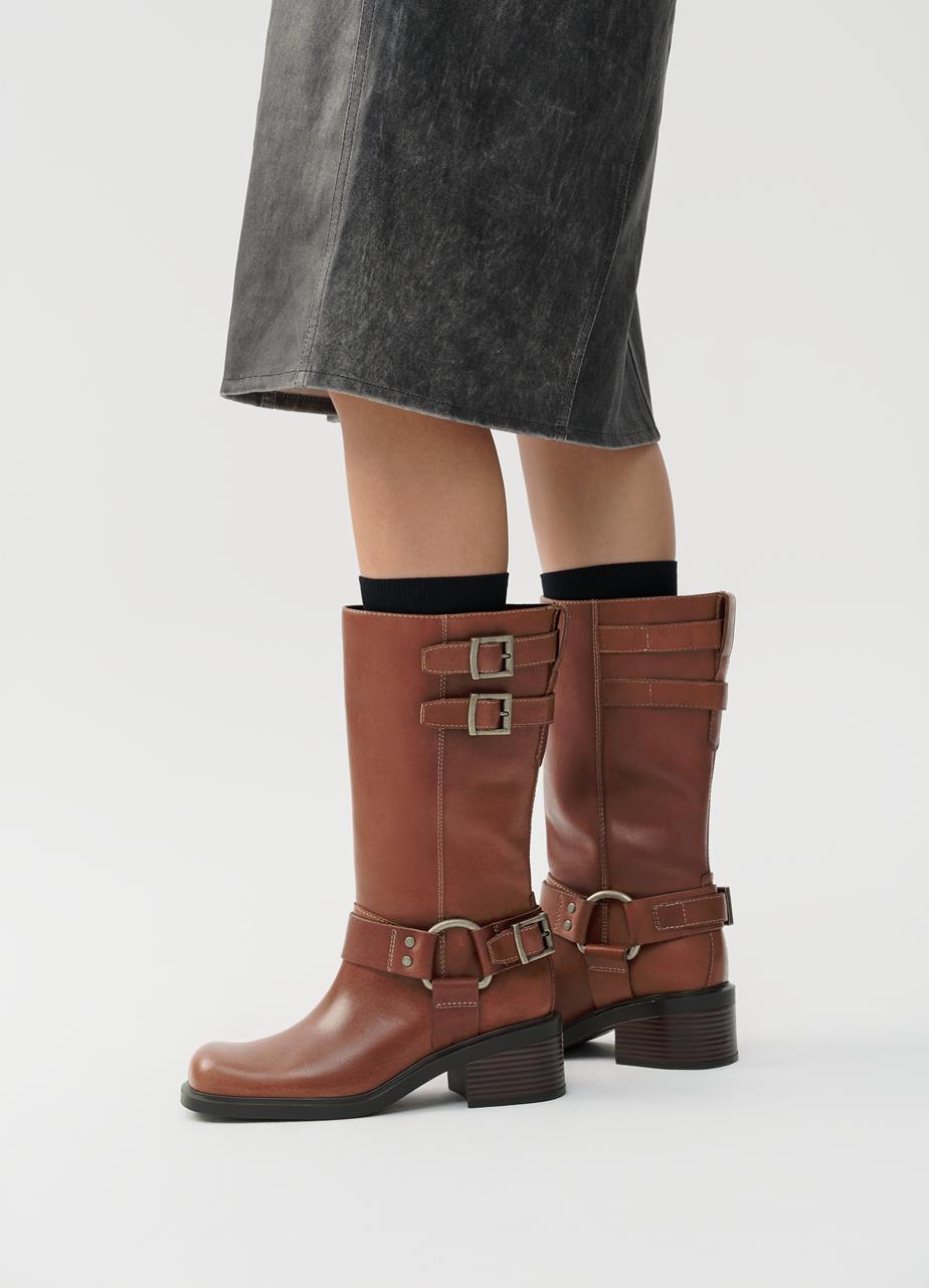 Daniella tall boots Light Brown leather