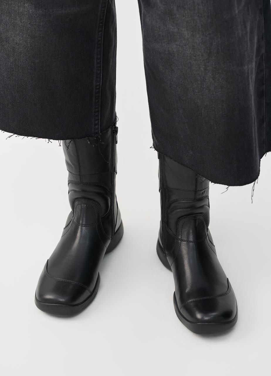 Sky boots Black leather