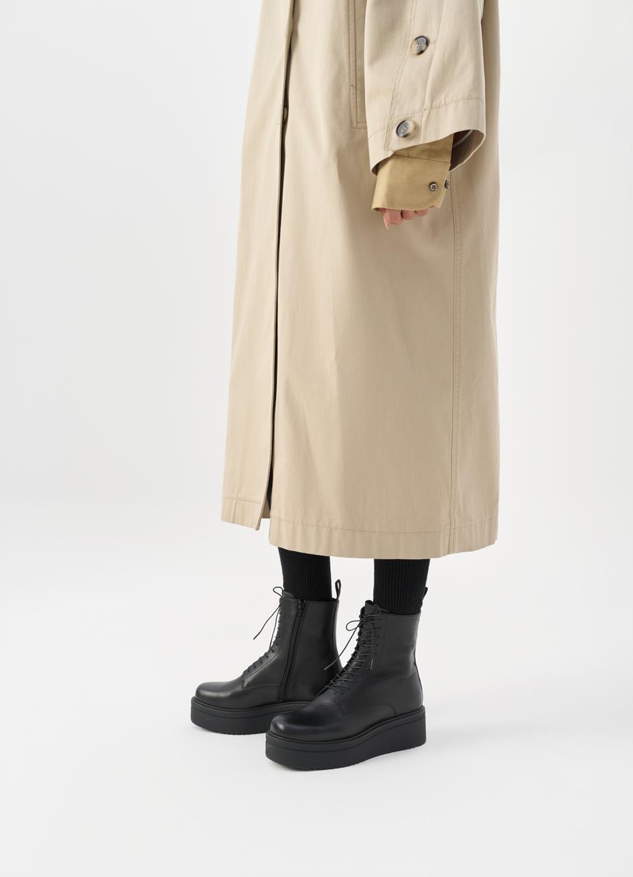 Tara botas Preto couro