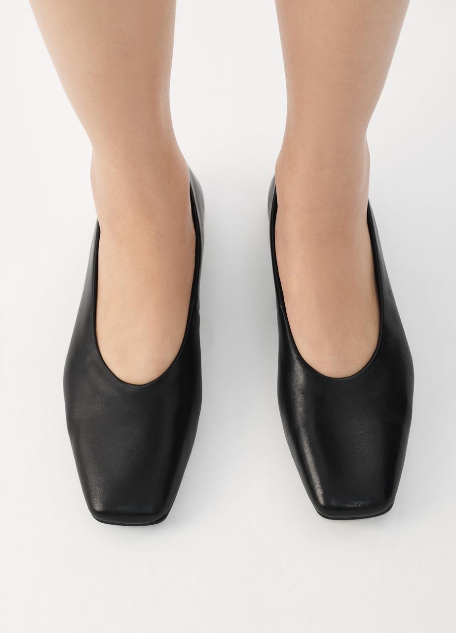 Delia pantofi Negru piele