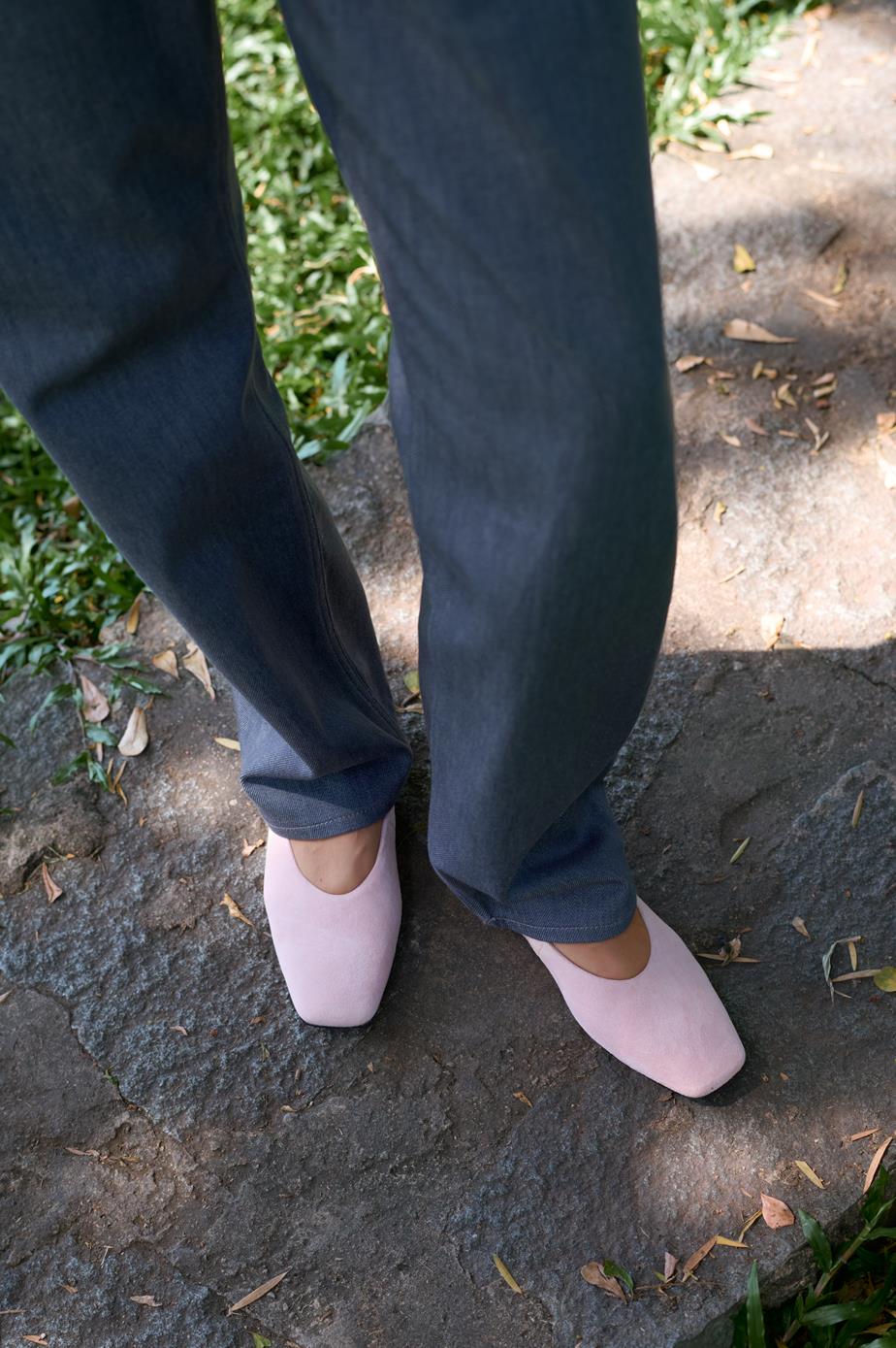 Delia balerini Roz Deschis, Piele Întoarsa