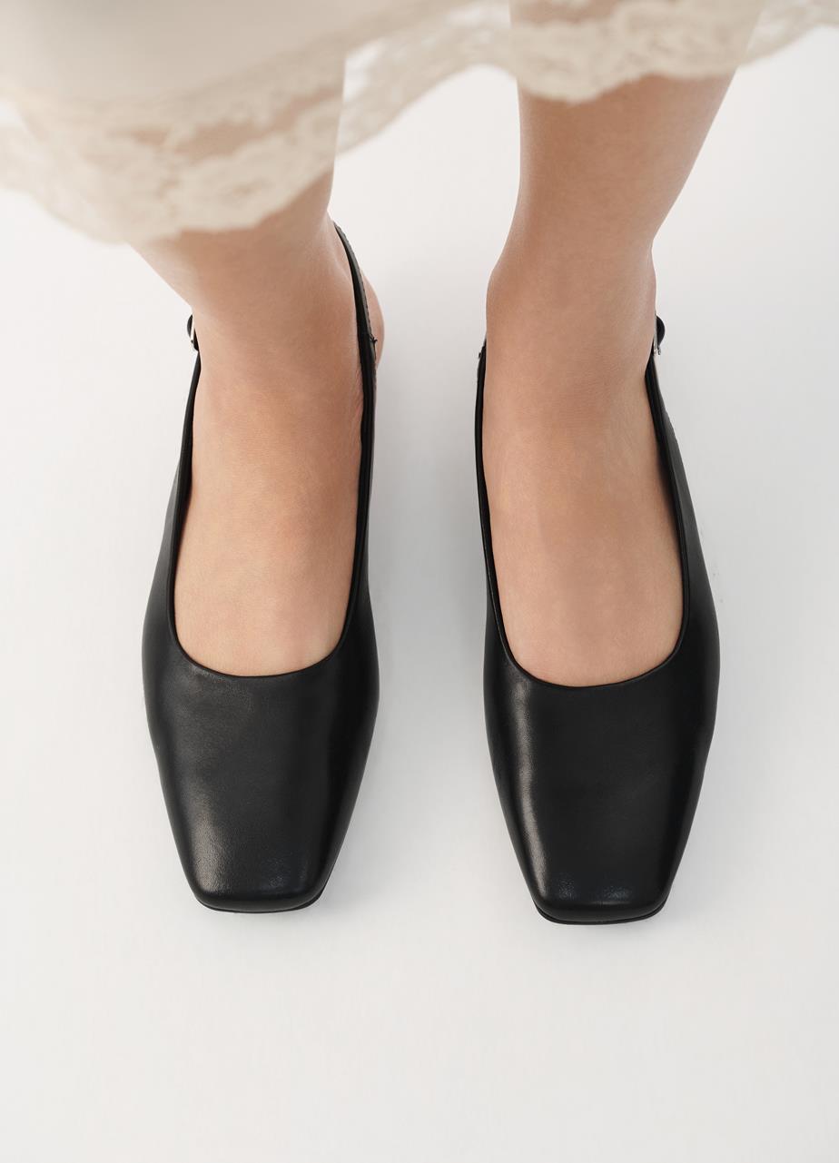 Delia shoes Black leather