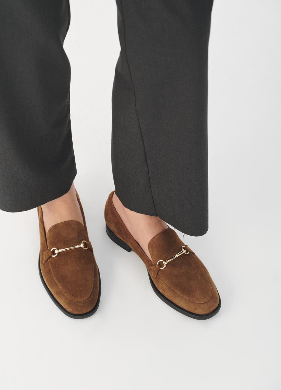 Heidi loafer Brown suede