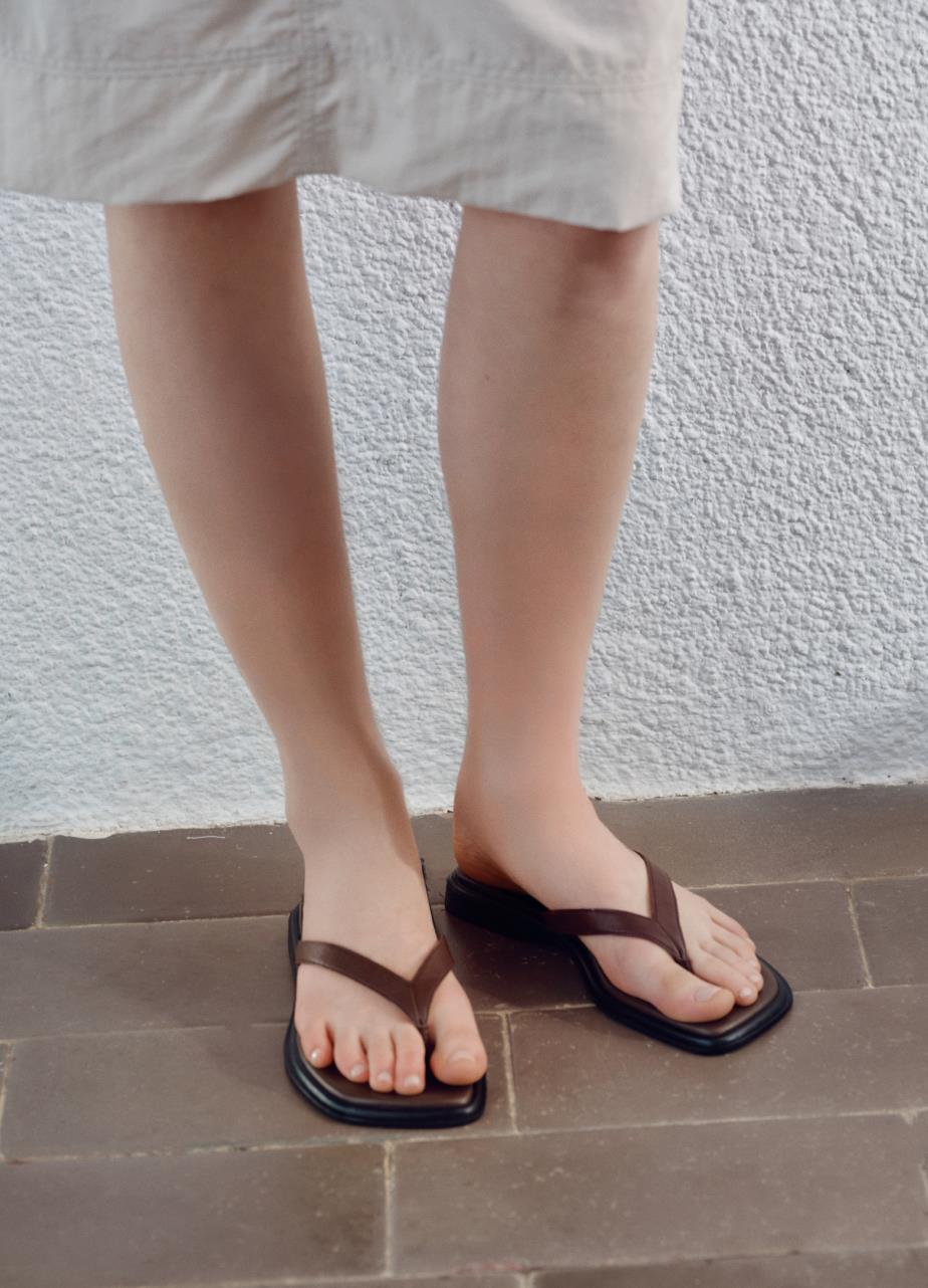 Izzy sandals Brown leather