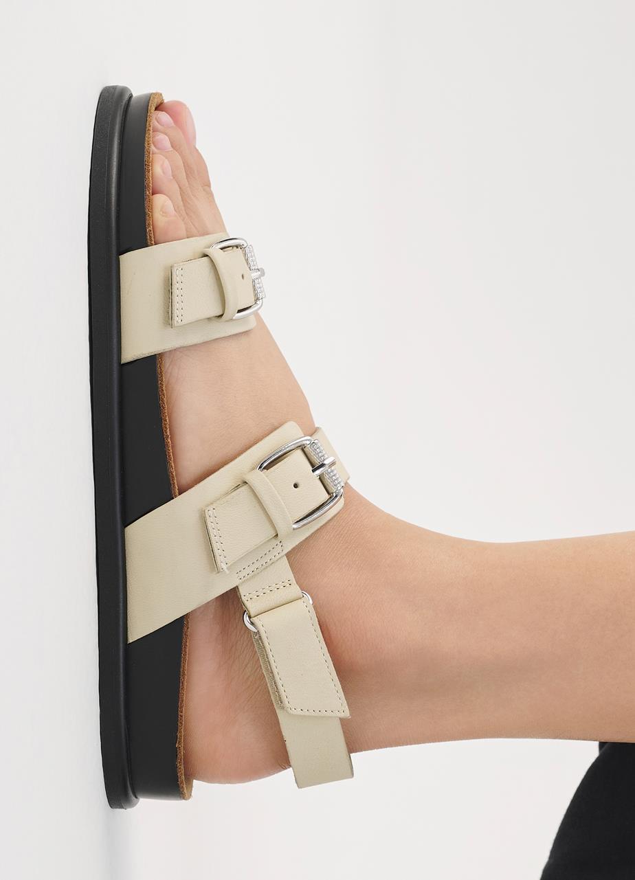 Effie sandals Off-White leather