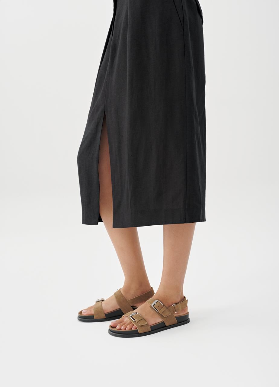 Effie sandals Beige, Suede