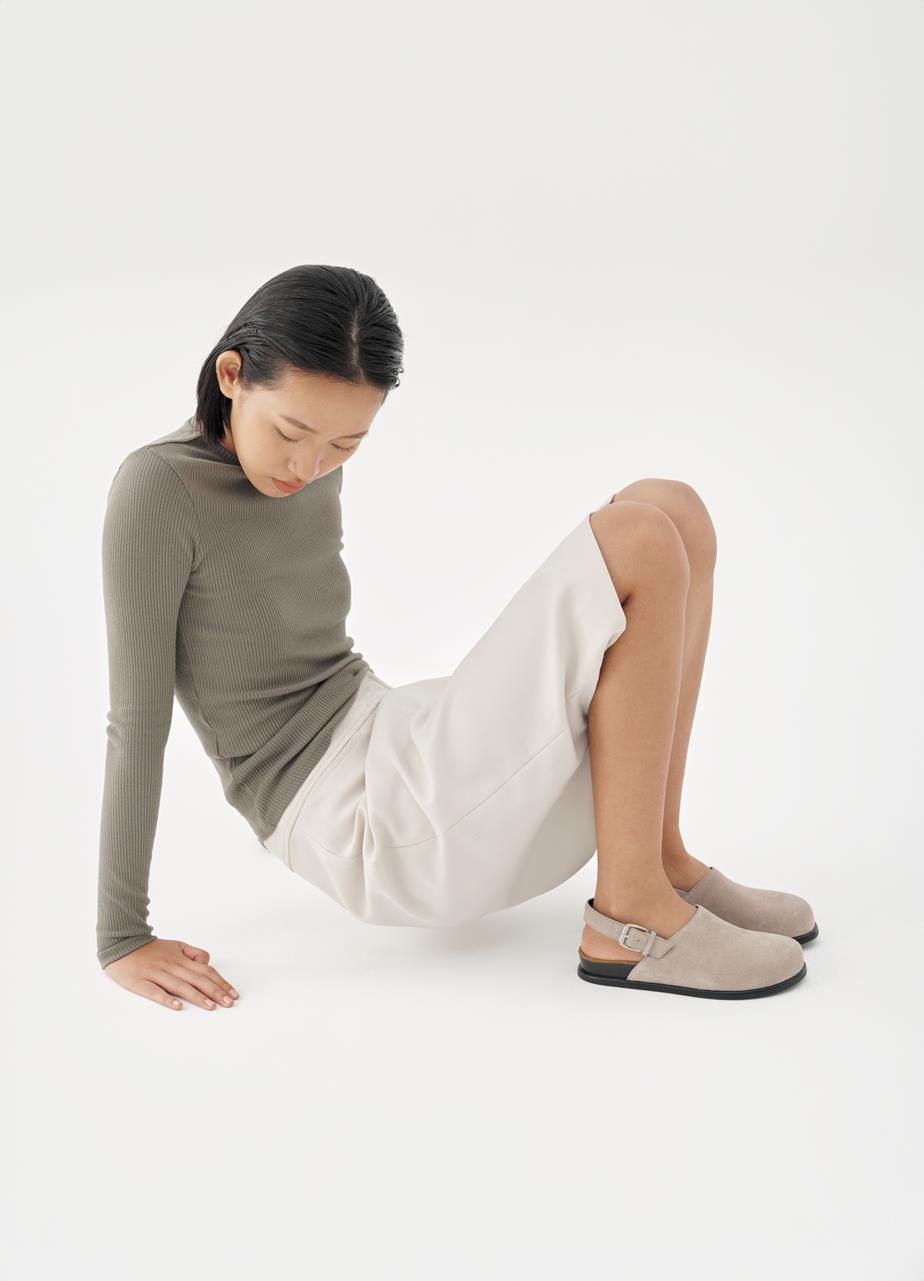 Effie mules Beige suede