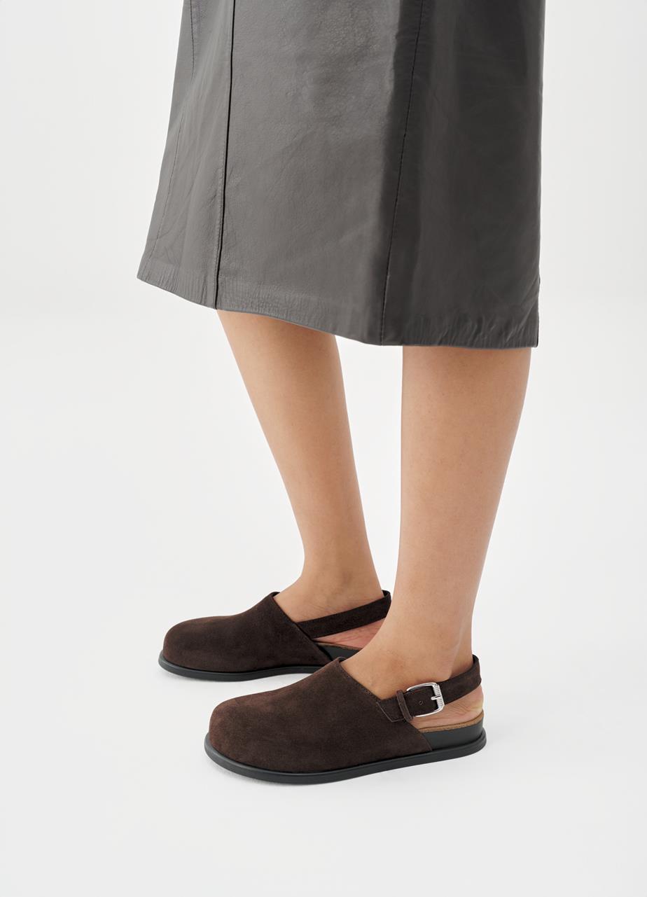 Effie mules Brown suede