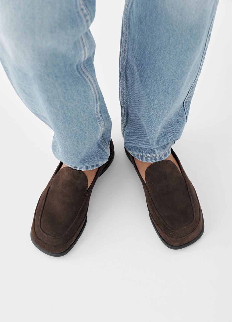 Sammie loafers Dark Brown suede