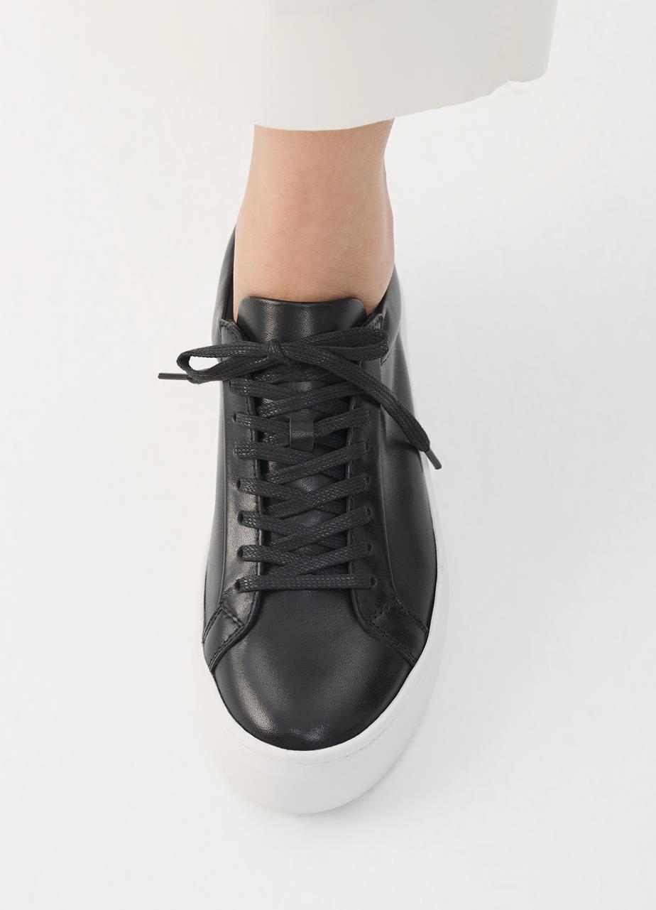 Zoe platform sneakers Sort læder