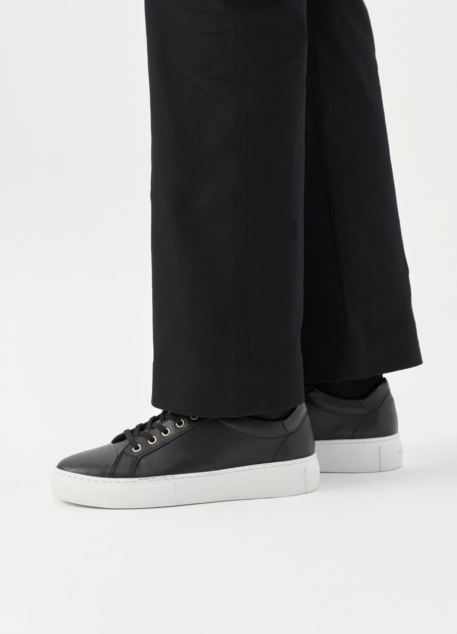 Zoe platform sneakers Black leather