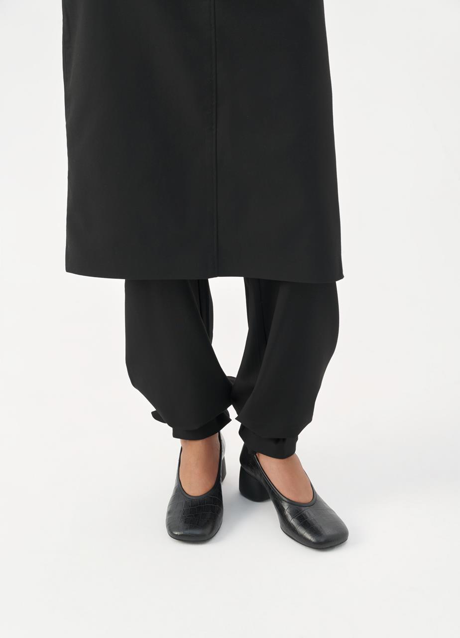 Livia pumps Svart präglat skinn