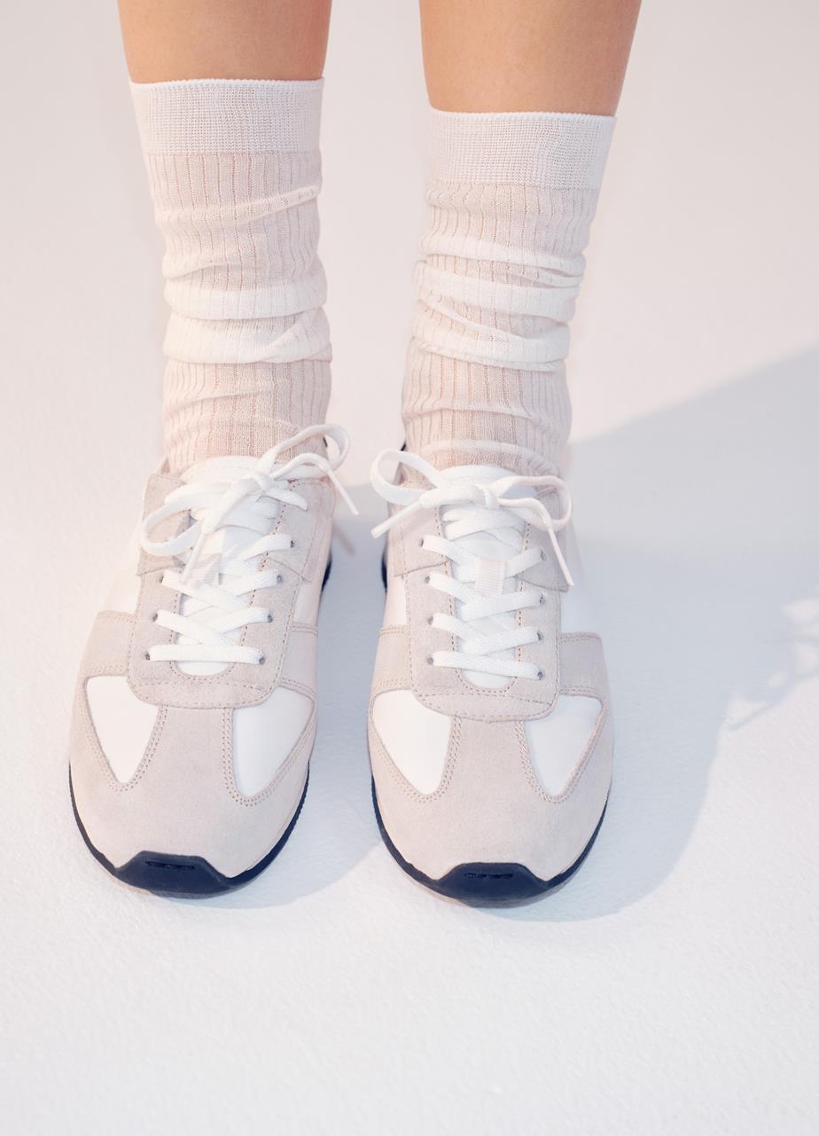 Yasmin sneakers White leather/textile