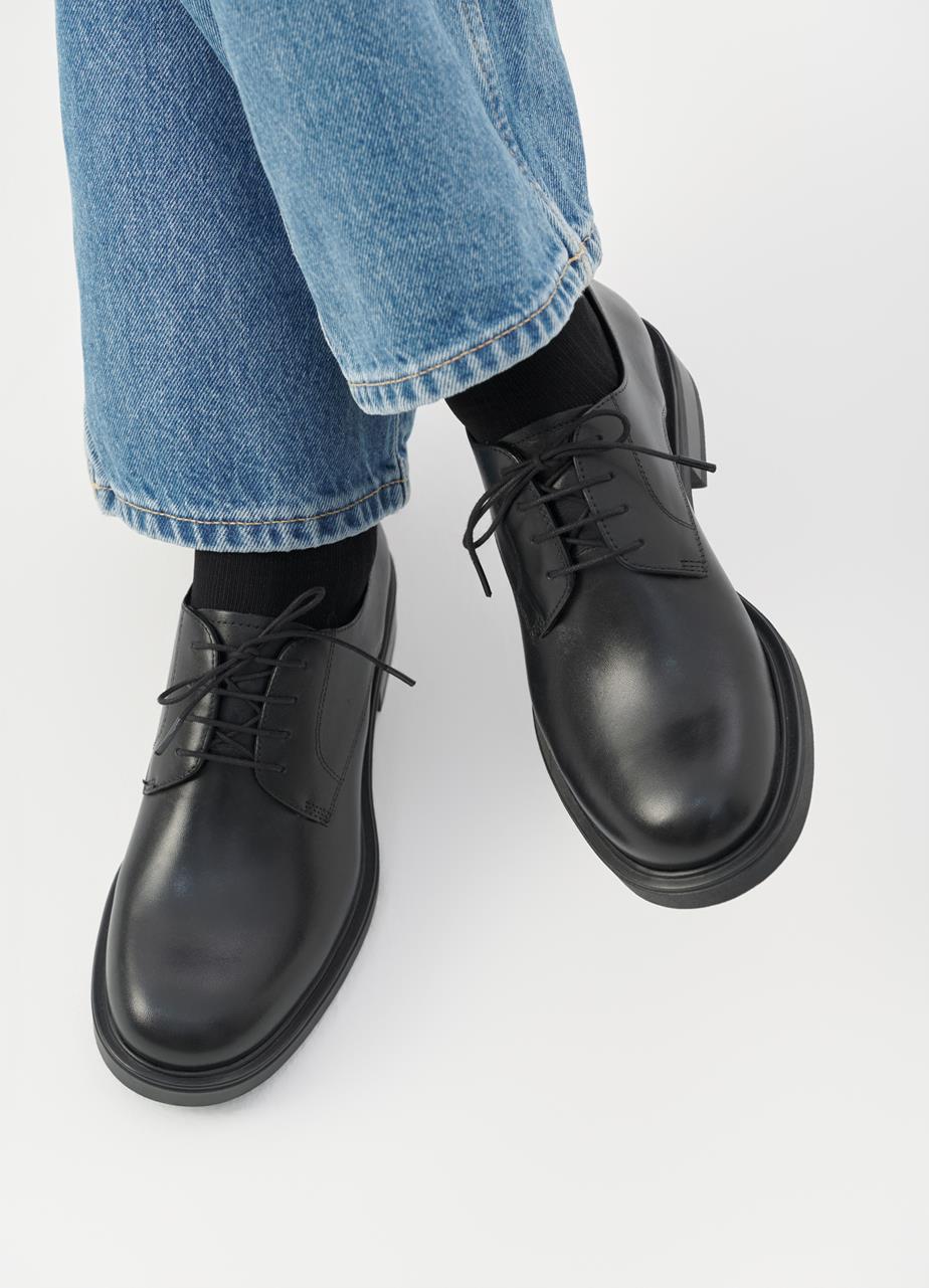 Freya polobotky Černá kůže