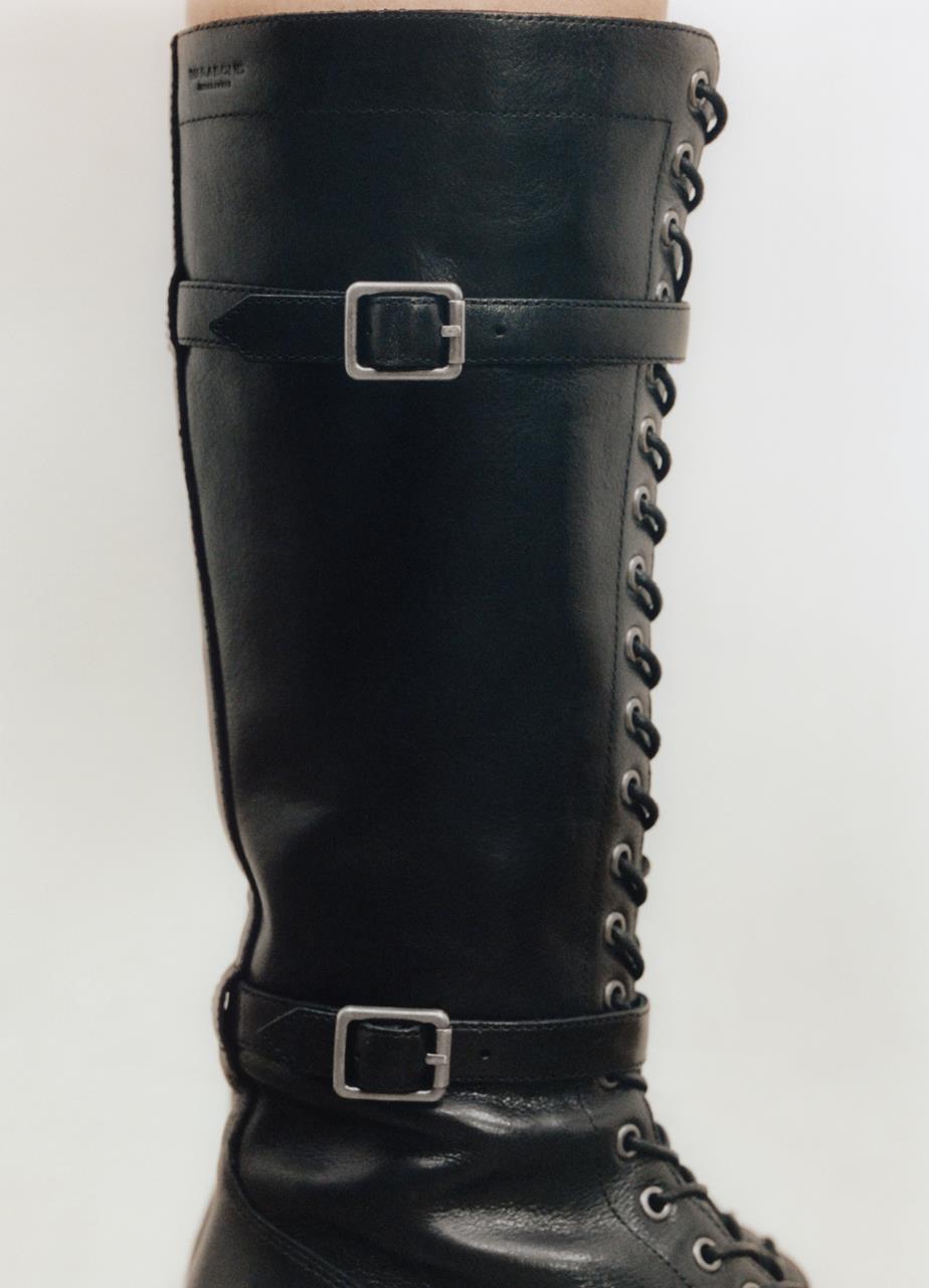 Karlie bottes hautes Noir cuir