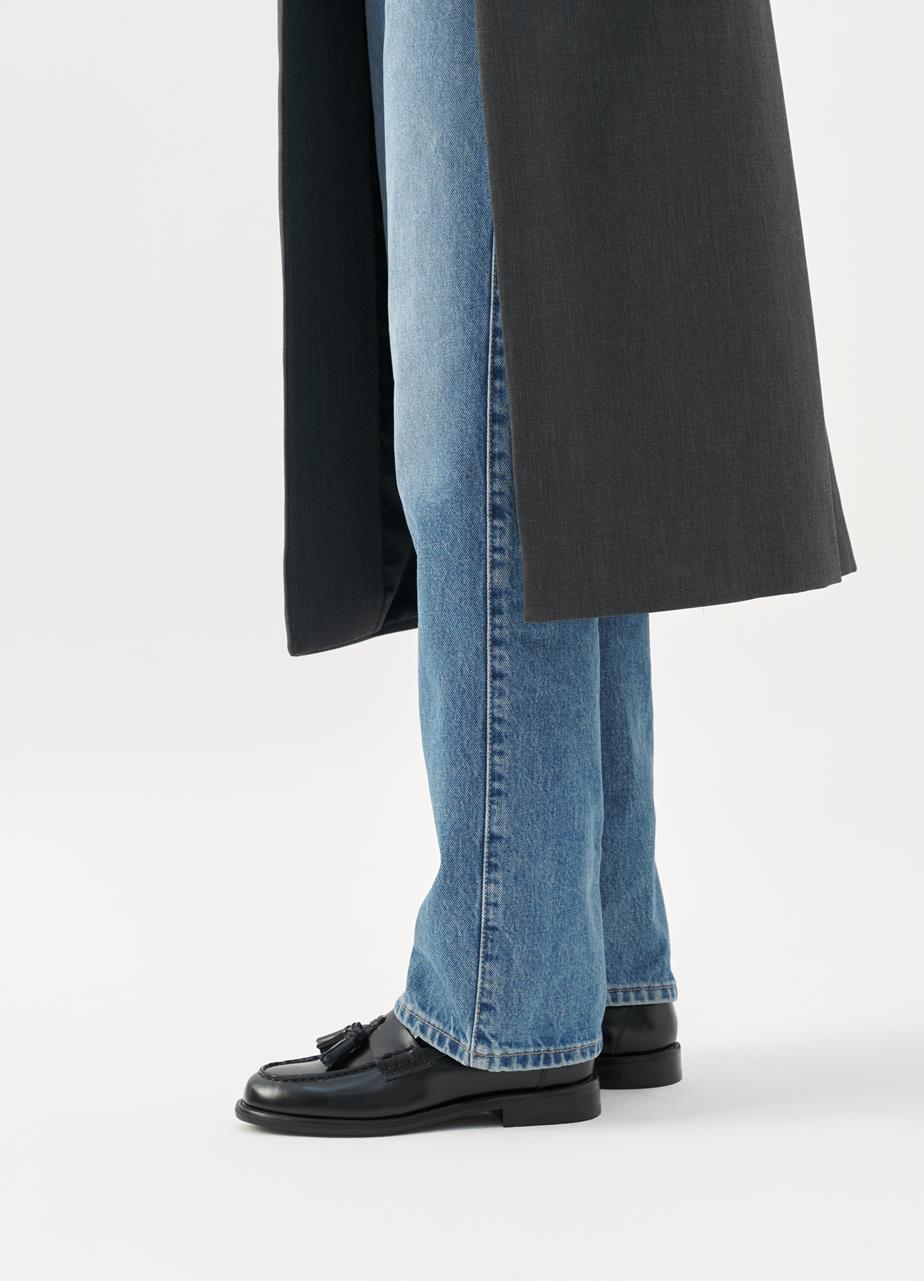 Lınn loafers Black polıshed leather