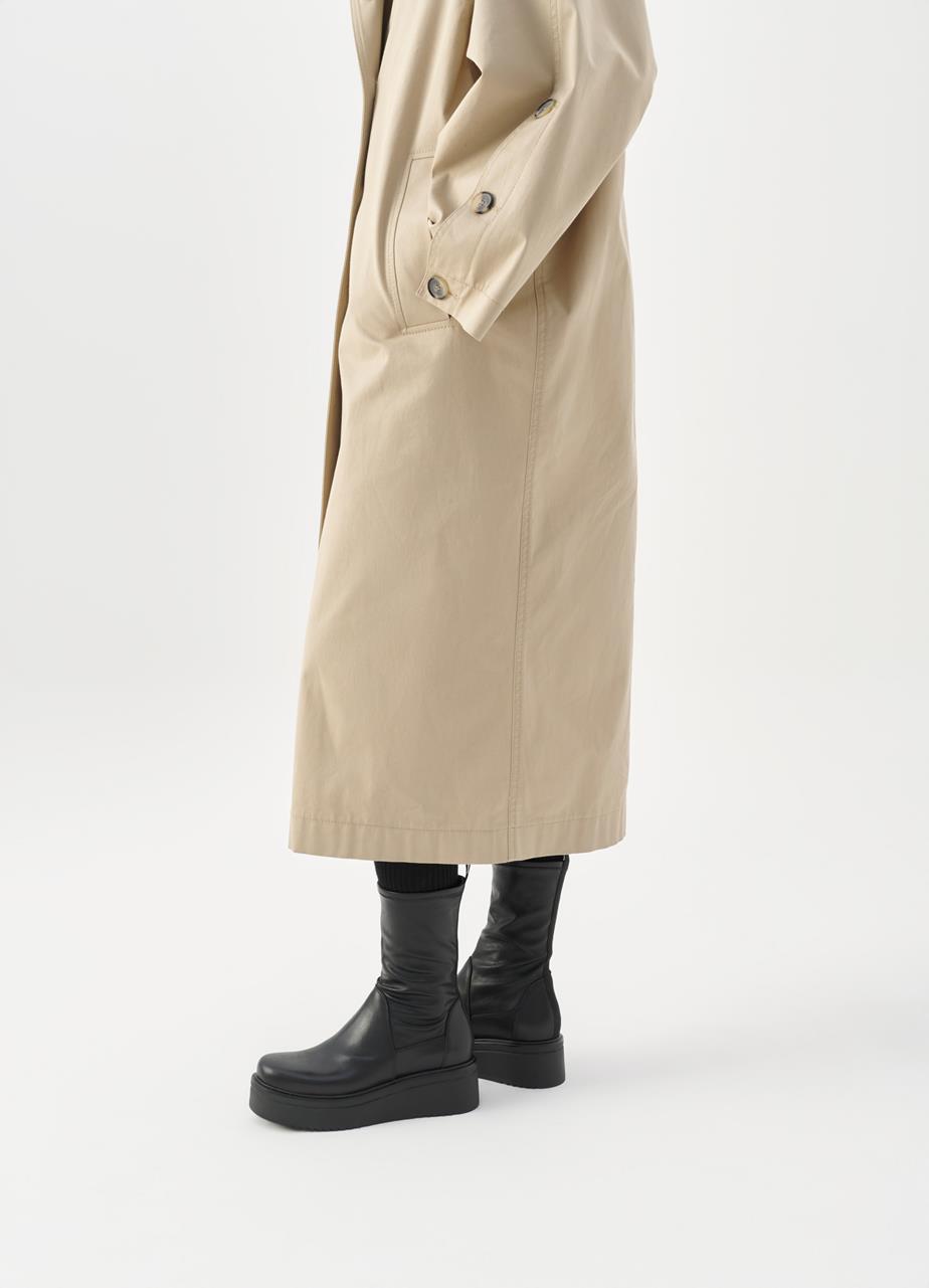 Tara stivali Nero pelle/combinata