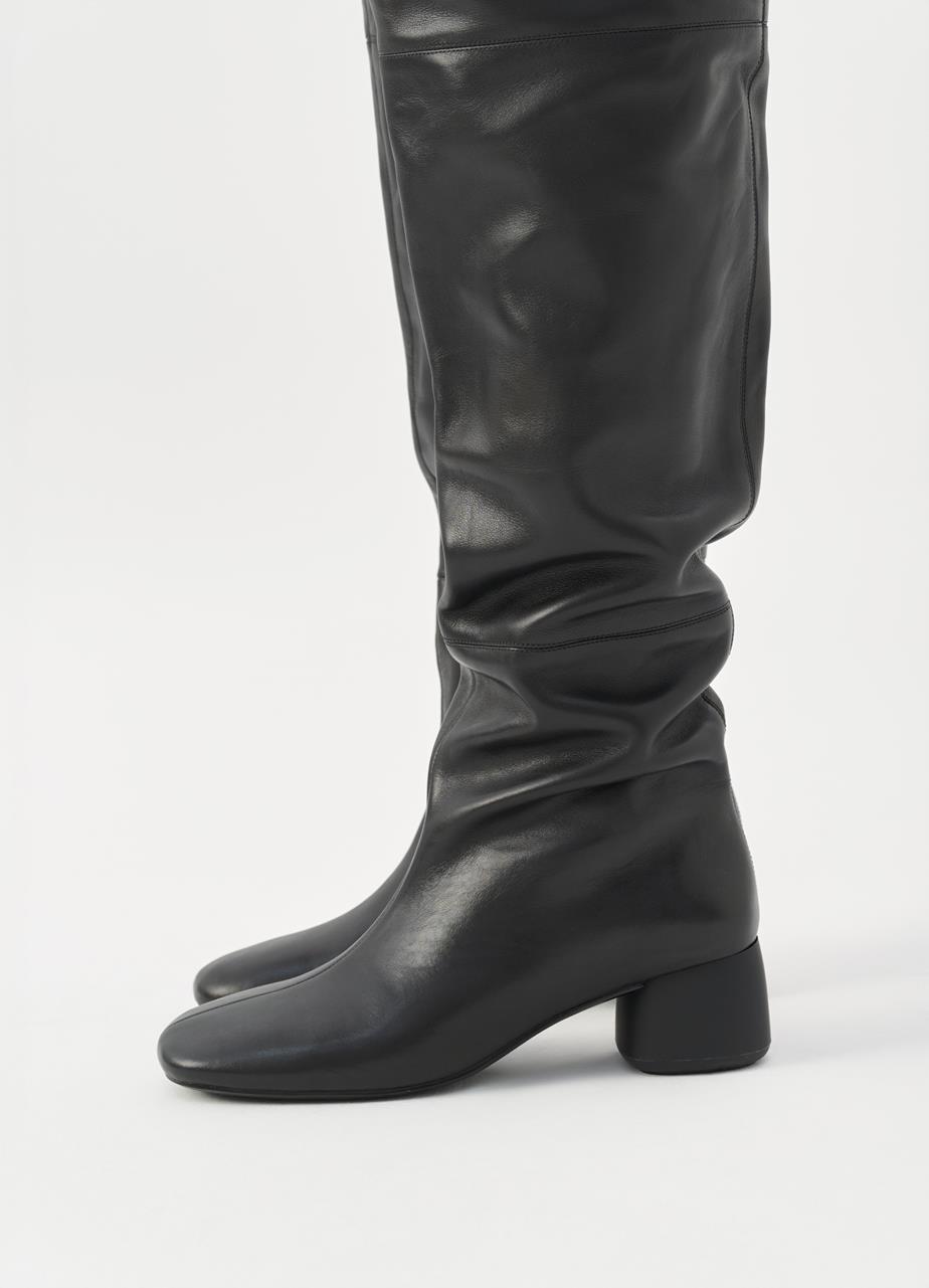 Livia stivali alti Nero pelle