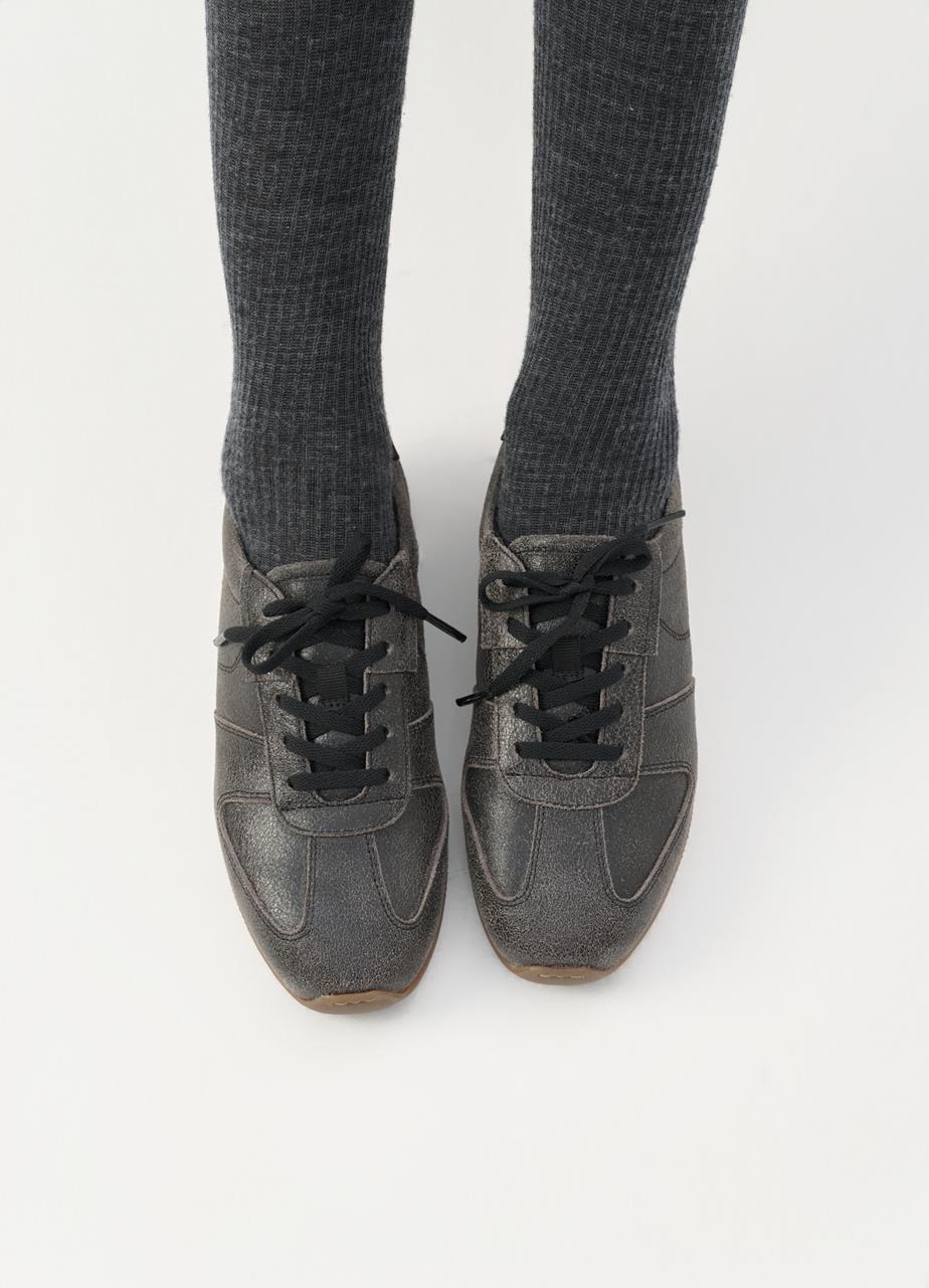 Yasmin sneakers Black textured leather