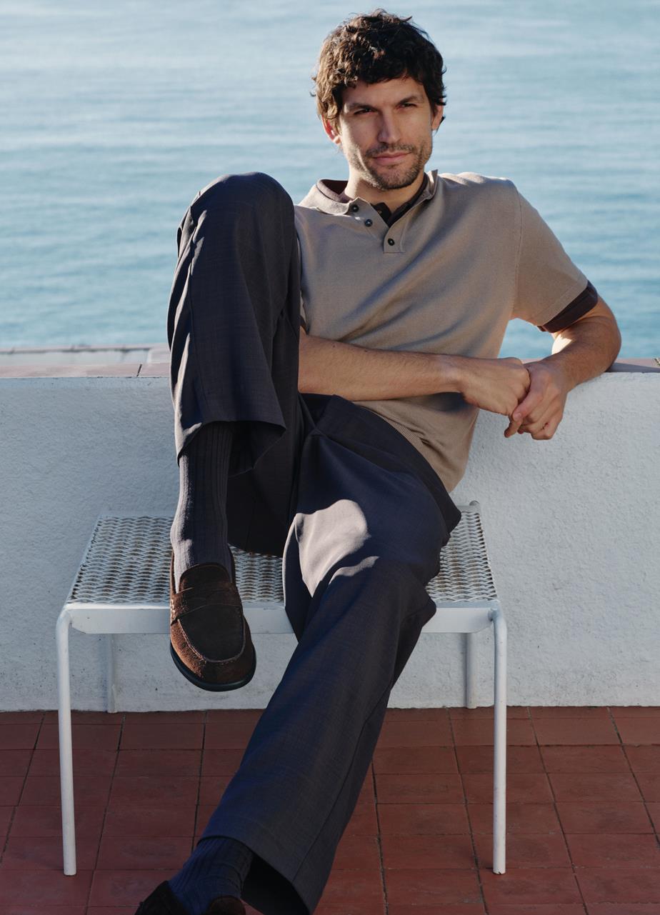 Steven loafers Donkerbruin, Suède