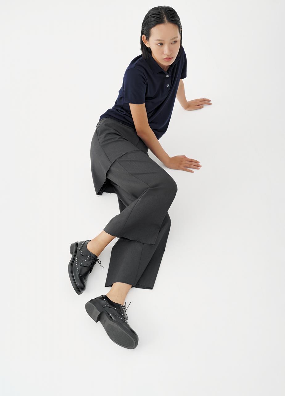 Freya shoes Black polished leather