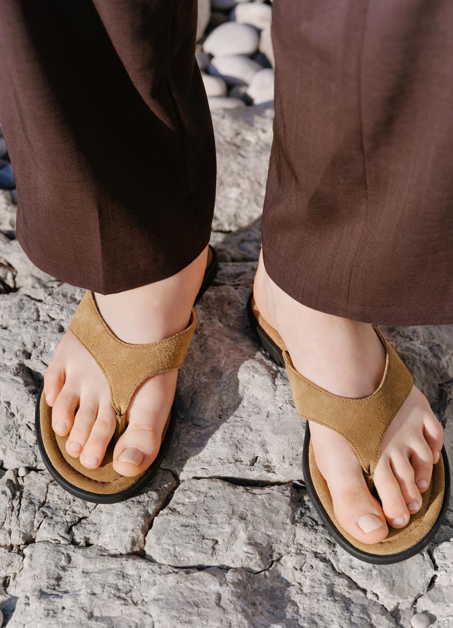 Zaida sandaler Beige, Mocka