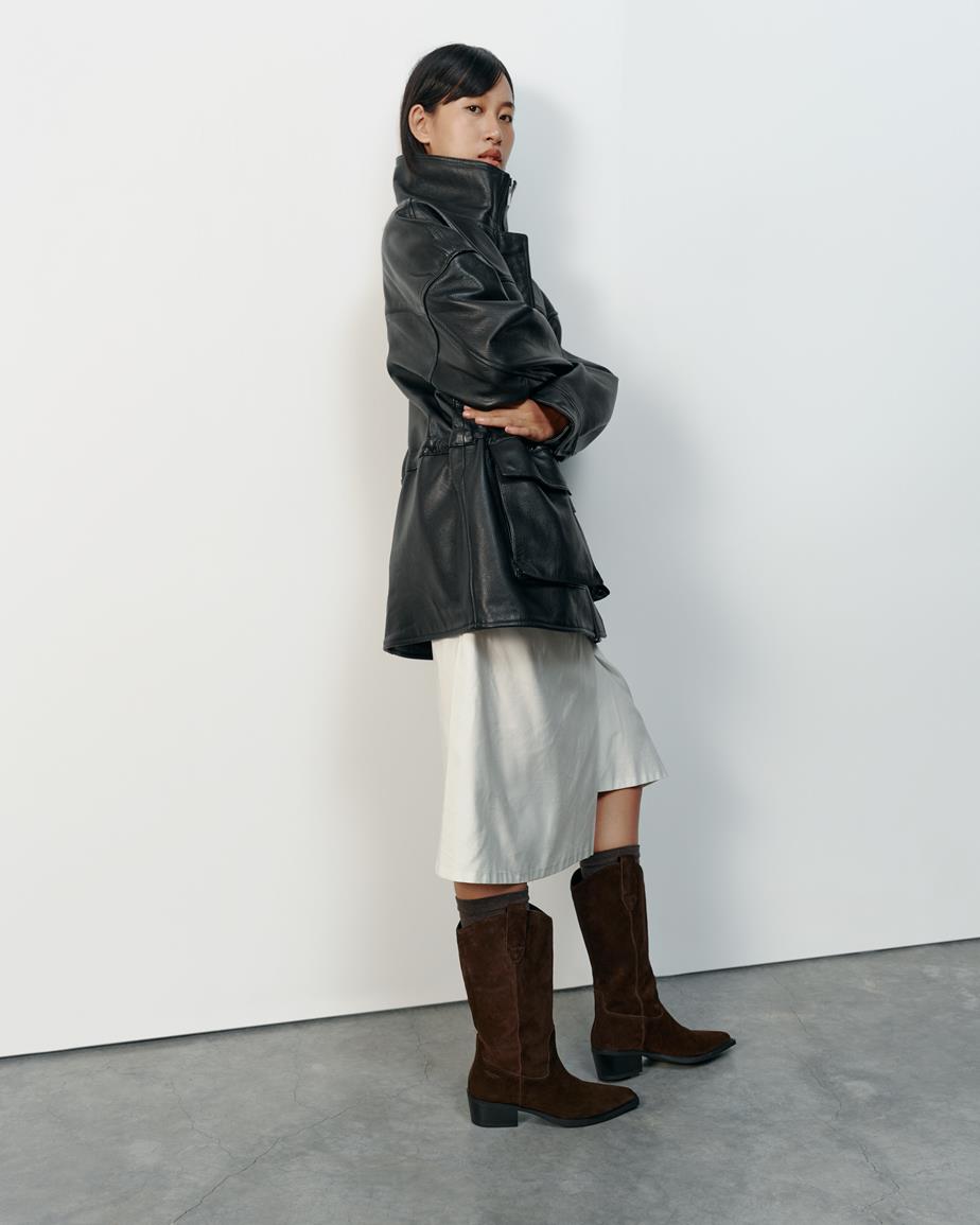 Kelsey boots Dark Brown, Suede
