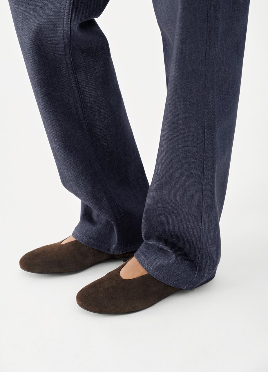 Aleya ballet flats Brown, Suede