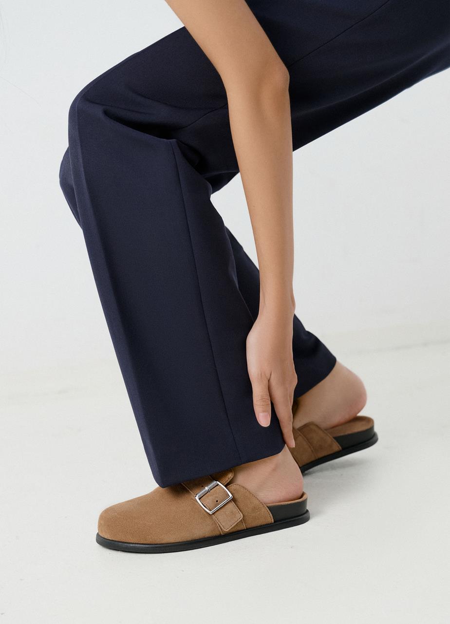 Effie mules Beige, Mocka