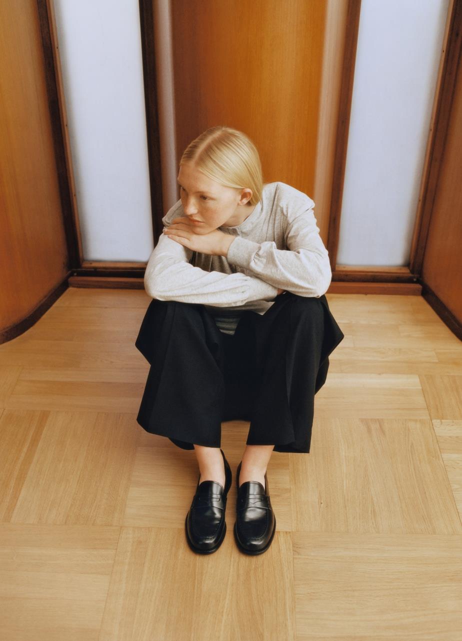 Linn loafers Čierna koža