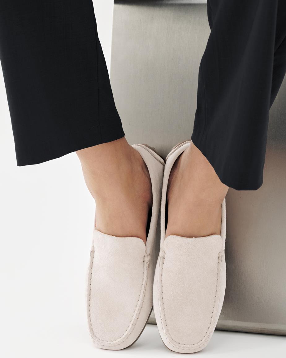 Larissa loafers Beige, Suede