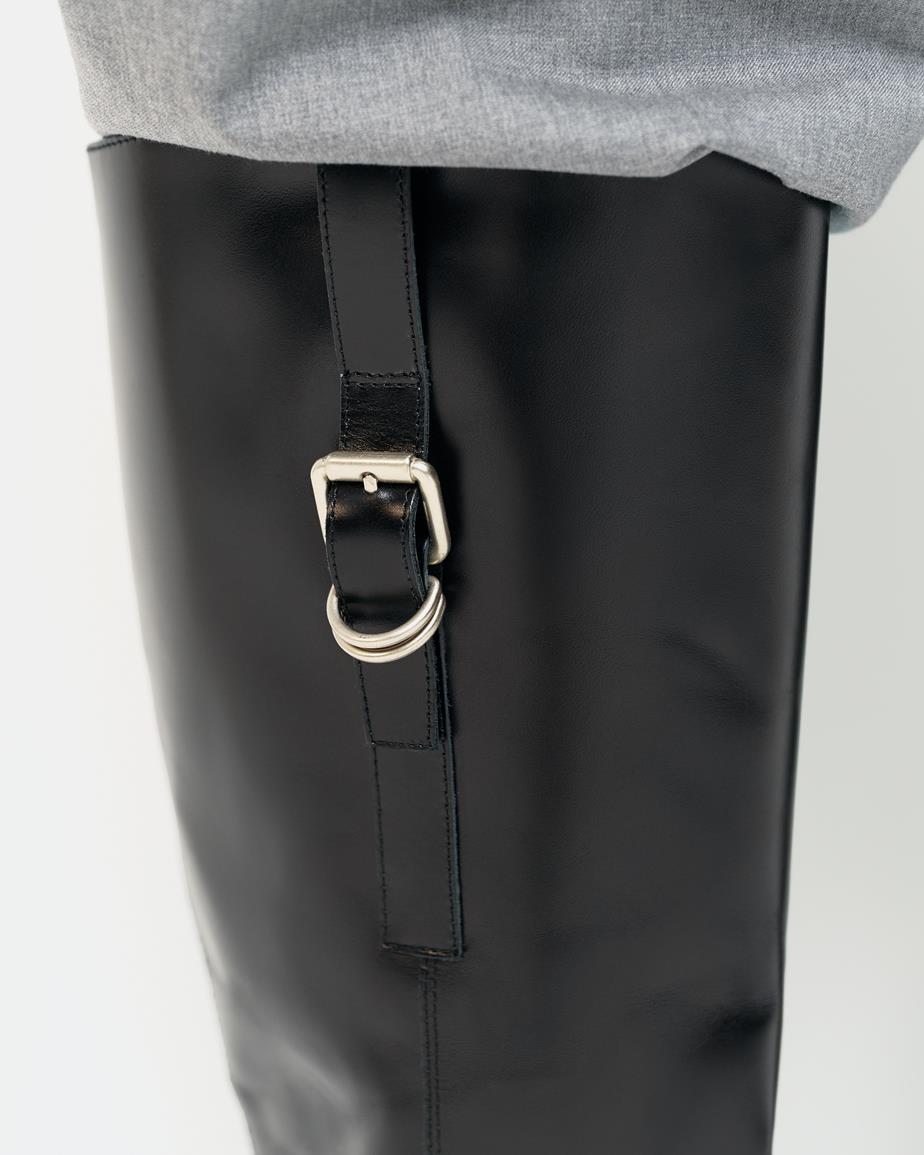 Freya tall boots Black, Leather