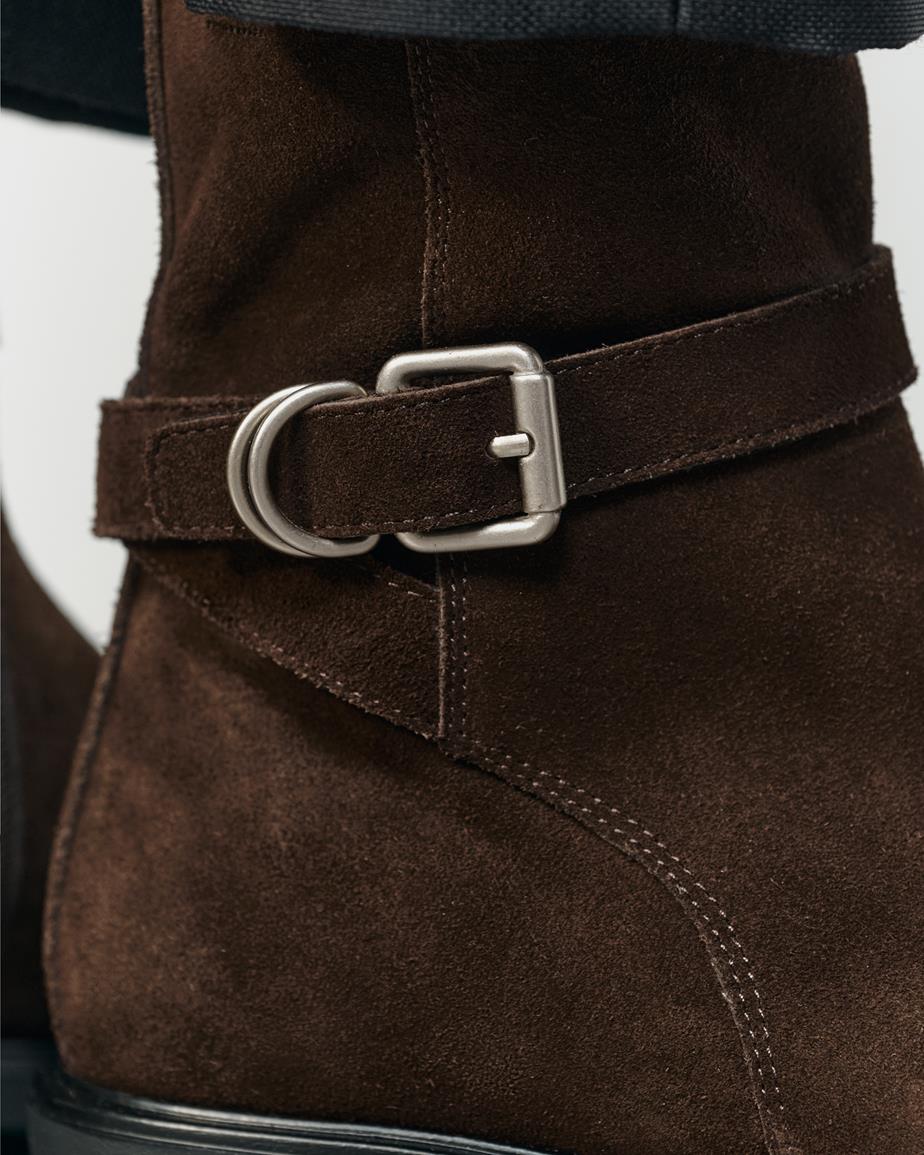 Freya boots Dark Brown, Suede