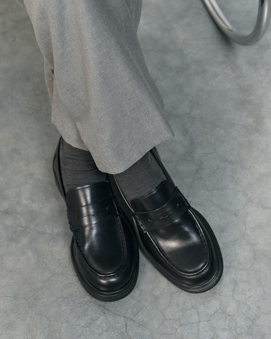 Freya loafers Black, Leather
