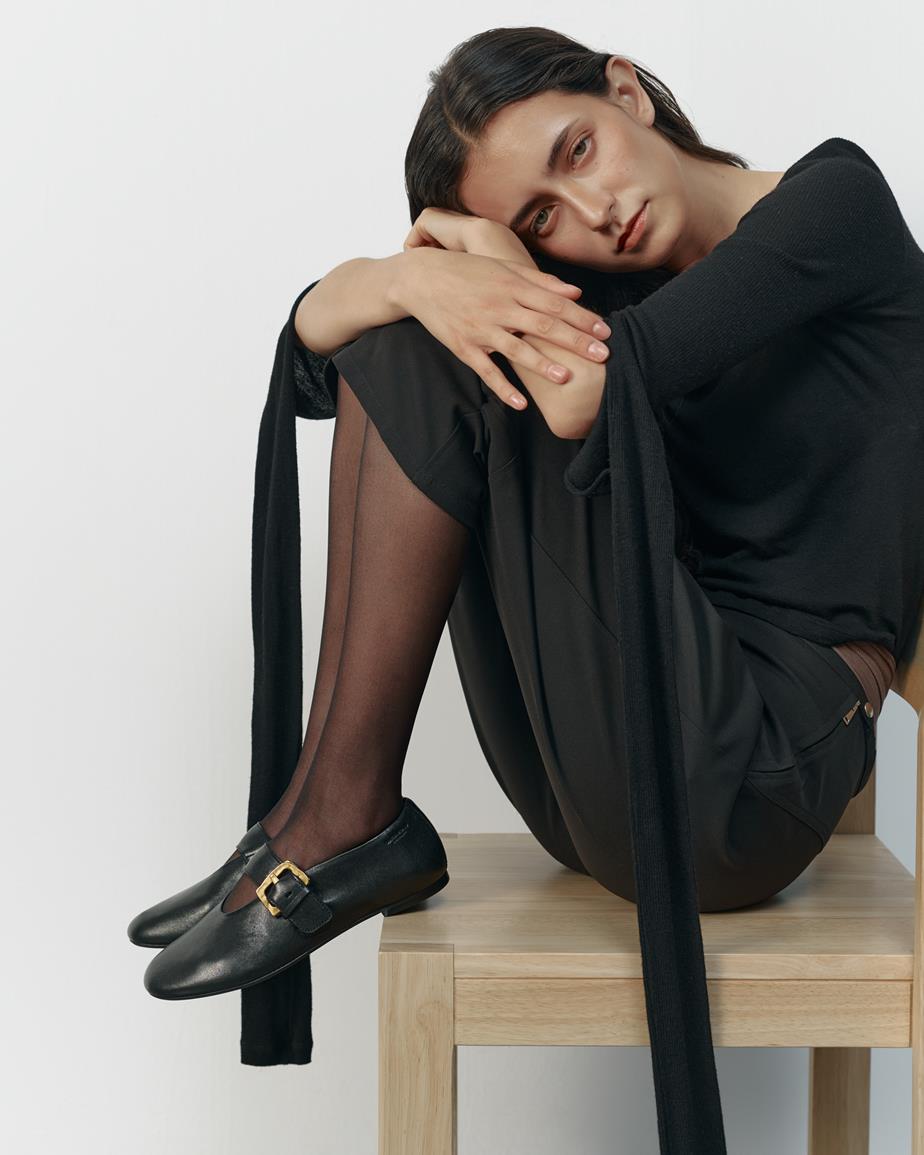 Aleya ballet flats Black, Leather