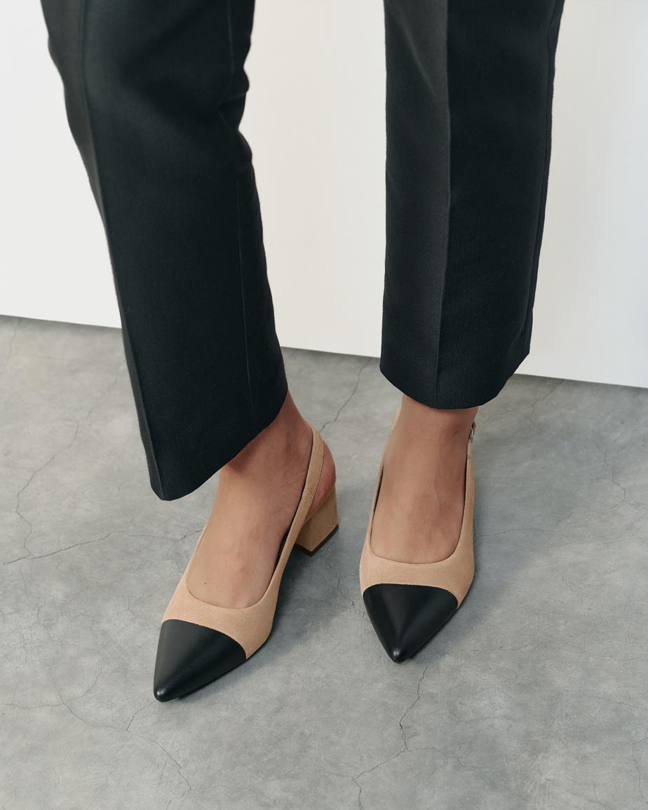 Marta pumps Multicolour, Suede/Leather