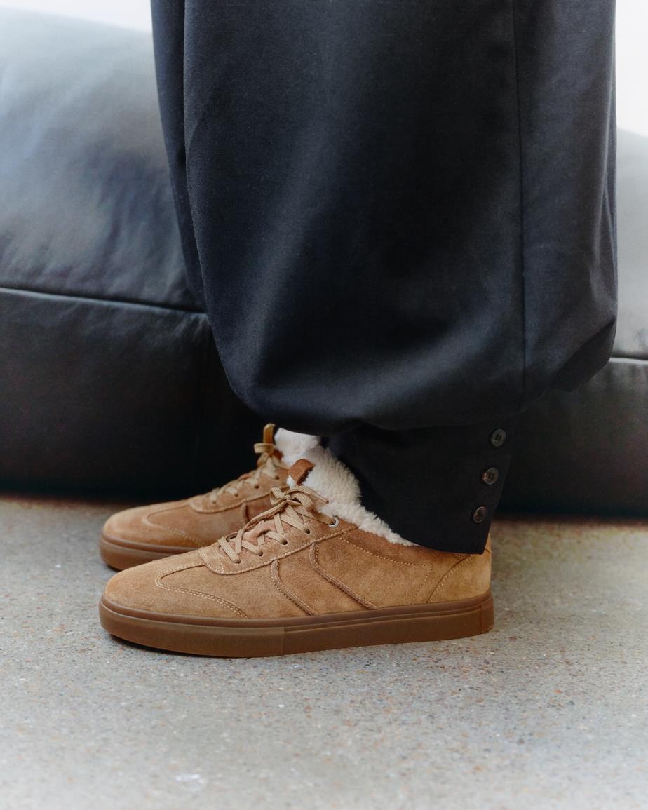 Cody sneaker Beige, Veloursleder
