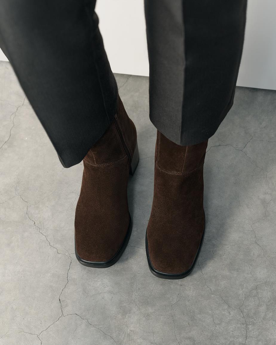 Meryl boots Dark Brown, Suede