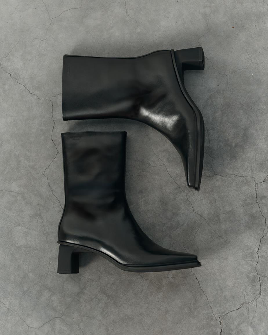Elvina ankle boots Black, Leather