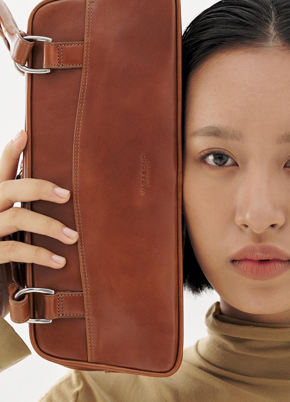 Nomi mini tasche Hellbraunes, Leder