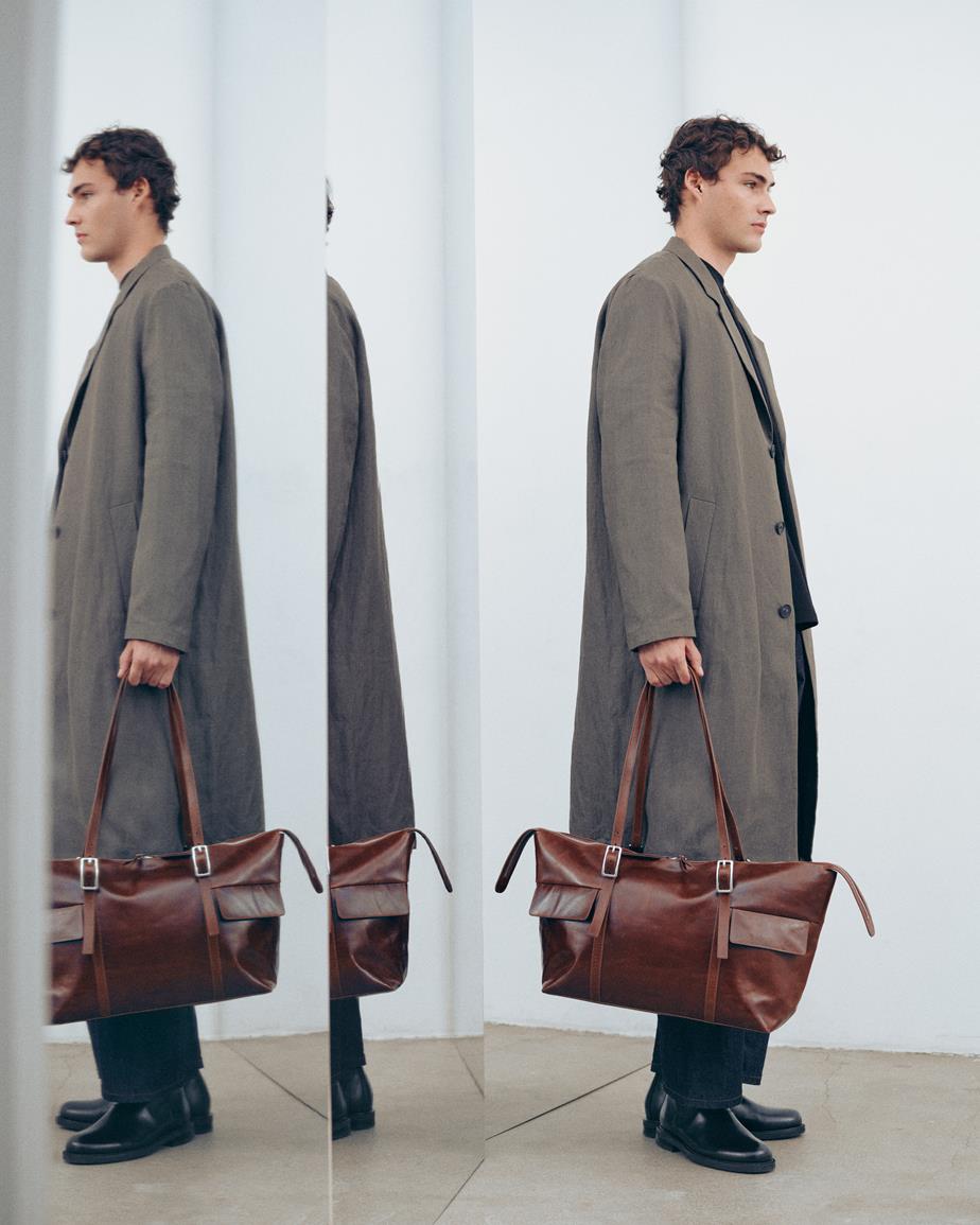 Thira bag Brown, Leather